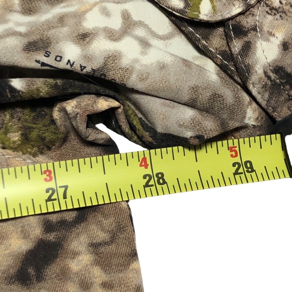 Cabelas Hunting Long Sleeve Shirt Camo Button Up Ex Large Zonz Woodland Print - Picture 6 of 9